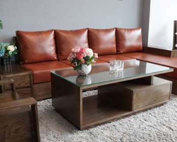 Sofa góc L gỗ sồi Nga BG157